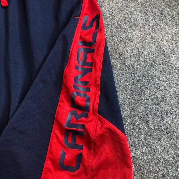 Nike St Louis Cardinals Shorts Mens Blue Baggy Pockets BSBL Stretch - Picture 3 of 12